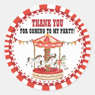 Circus Carnival Topper. Circus label. Party labels