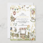 Circus Carnival | Woodland Forest Baby Shower Invitation (Front)