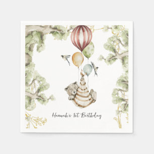 Circus Carnival   Woodland Forest Birthday Party Napkins