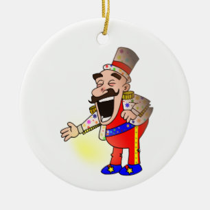Circus Chef Ceramic Ornament