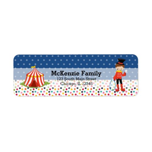 Circus  choose background color label