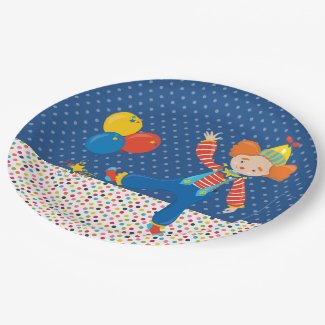 Circus * choose background color paper plate
