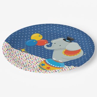 Circus * choose background color paper plate