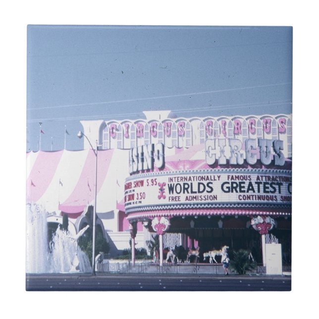 Circus Circus Las Vegas Ceramic Tile (Front)