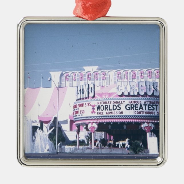 Circus Circus Las Vegas Metal Ornament (Front)