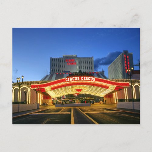 Circus Circus Vegas Resort Postcard
