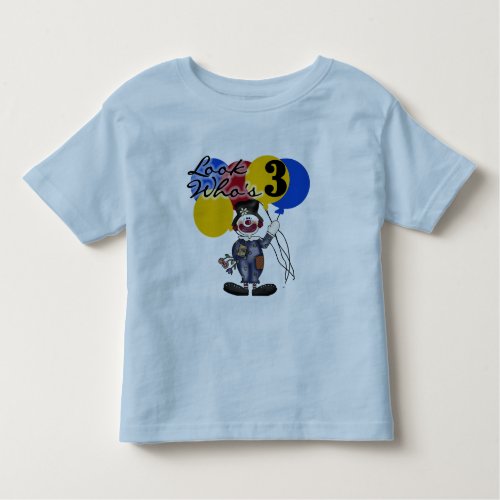 Circus Clown 3rd Birthday Tshirts and Gifts