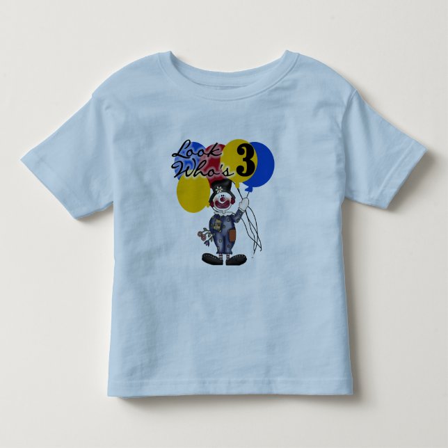 Circus Clown 3rd Birthday Tshirts and Gifts (Front)