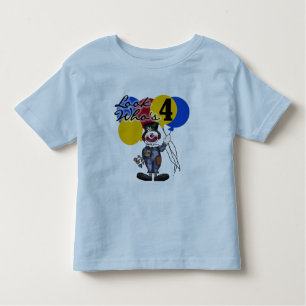 Circus Clown 4th Birthday Tshirts and Gifts