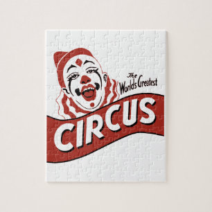 Circus clown clipart, cute illustration  jigsaw puzzle