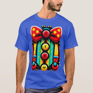 Circus Clown Design Birthday Party Halloween Costu T-Shirt