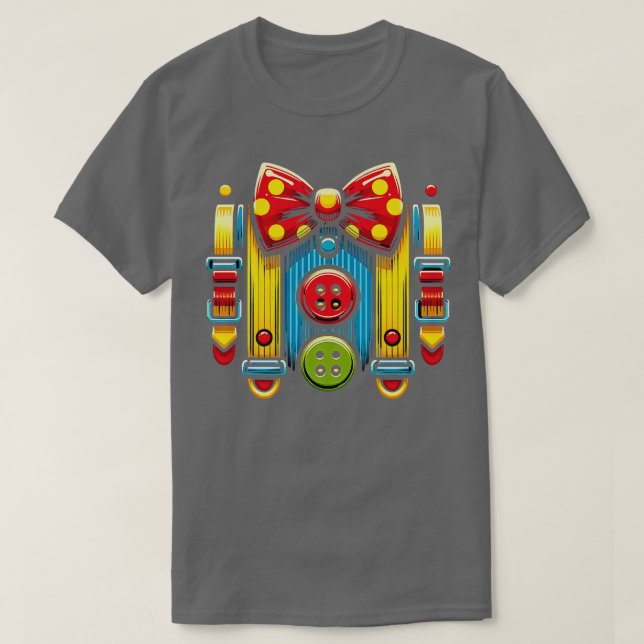 Circus Clown Design Birthday Party Halloween Costu T-Shirt (Design Front)