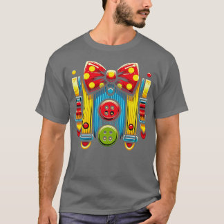 Circus Clown Design Birthday Party Halloween Costu T-Shirt