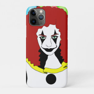 Circus Clown Girl side show freak horror goth art iPhone 11 Pro Case
