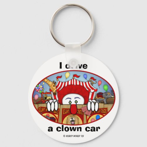 Circus Clown Kilroy Keychain