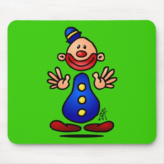 Circus Clown Mouse Pad (Front)