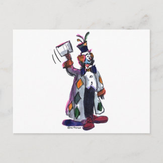 ciRcUs cLoWn Postcard