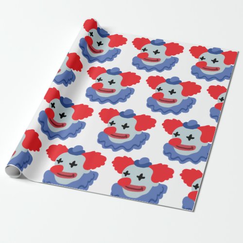 Circus Clown Wrapping Paper
