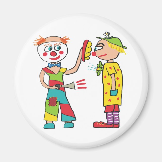 Circus Clowns Magnet (Front)