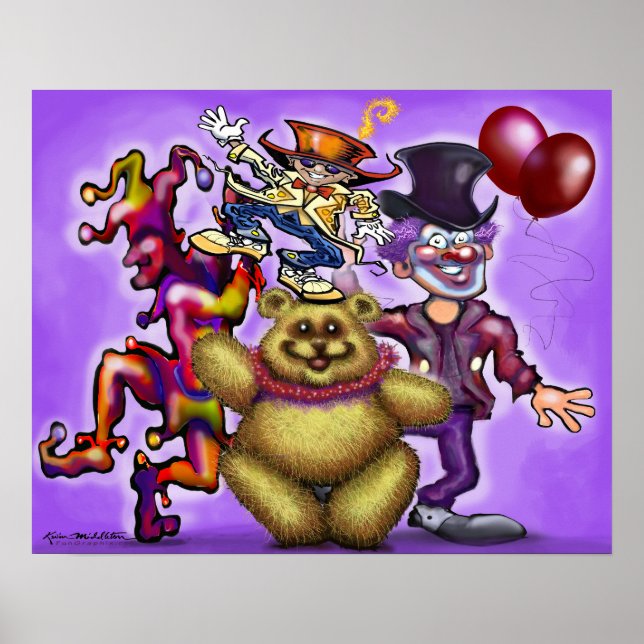 Circus Clowns Poster (Front)