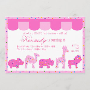Circus Cookies Invitation