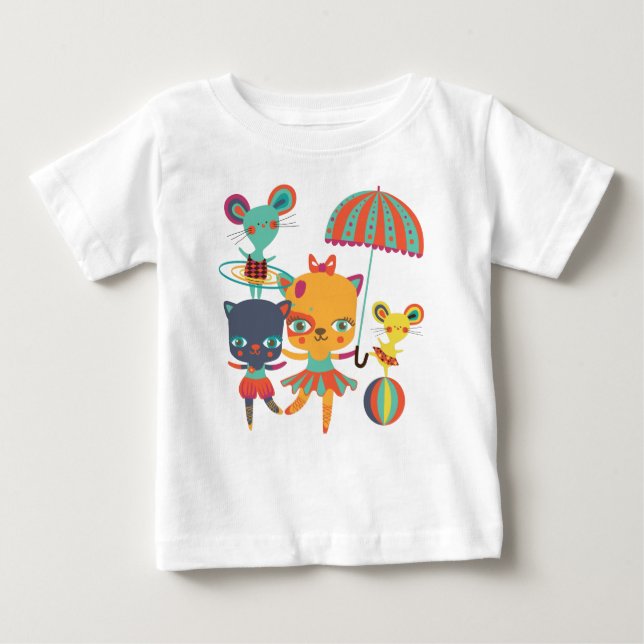 Circus Cuties Baby T-Shirt (Front)