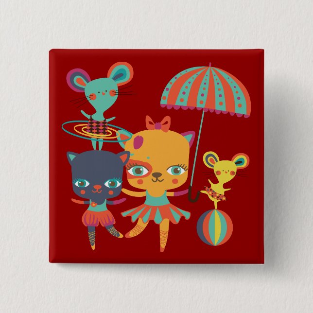 Circus Cuties Button (Front)