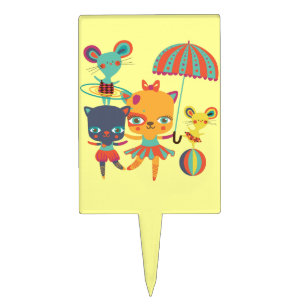 Circus Cuties Cake Topper