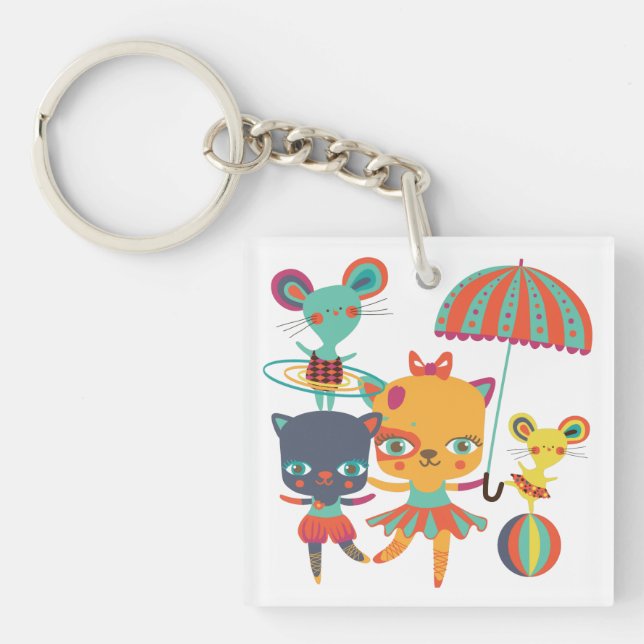 Circus Cuties Keychain (Front)