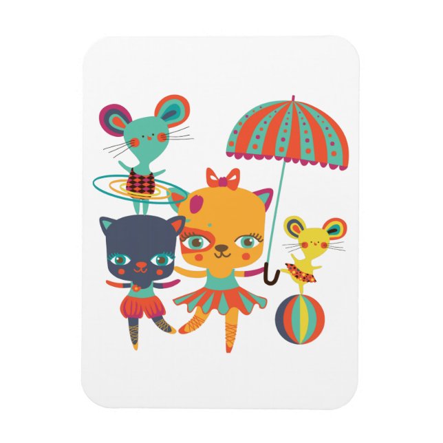 Circus Cuties Magnet (Vertical)