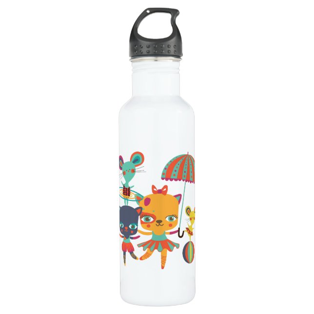 Circus Cuties Water Bottle (Front)