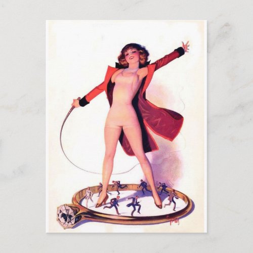 Circus Days Film Fun Vintage Art Postcard