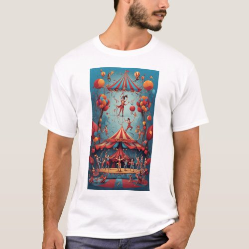 Circus Dreams _ Whimsical T_Shirt Designs