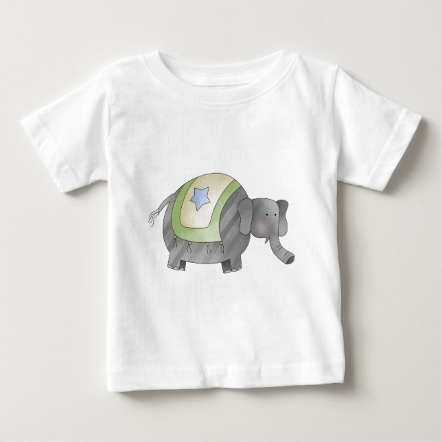 Circus Elephant Baby T-Shirt (Front)