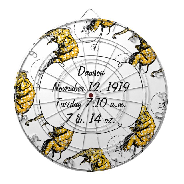 Circus Elephant Gifts Dart Board (Front)