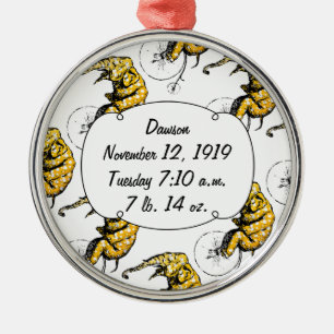 Circus Elephant Gifts Metal Ornament