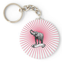 Circus Elephant keychain
