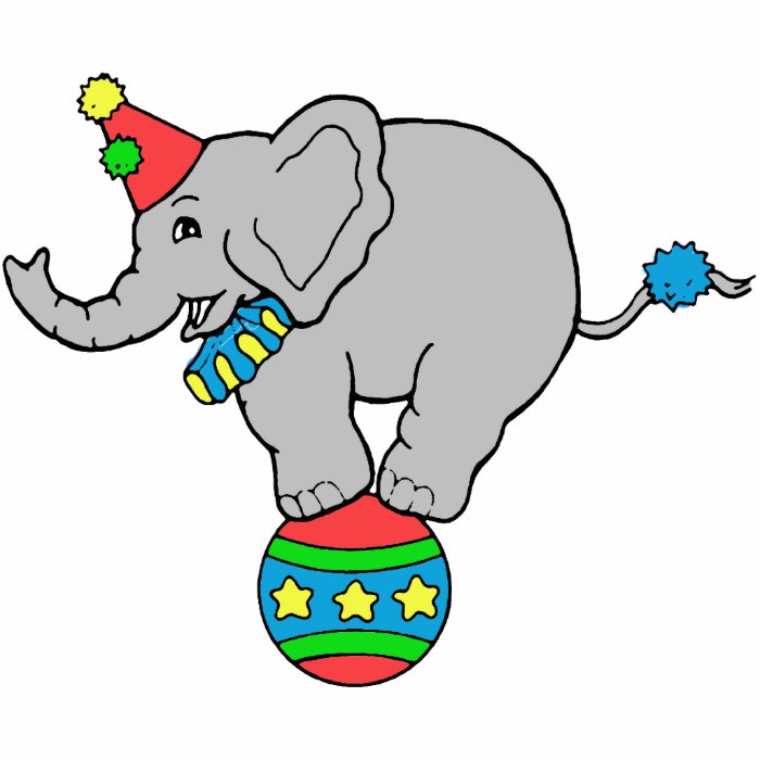 Circus Elephant Photo Cutout