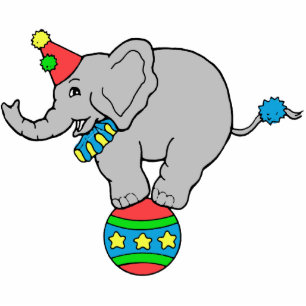 Circus Elephant Statuette
