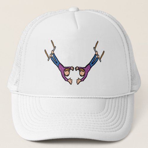 Circus Flying Trapeze Trucker Hat