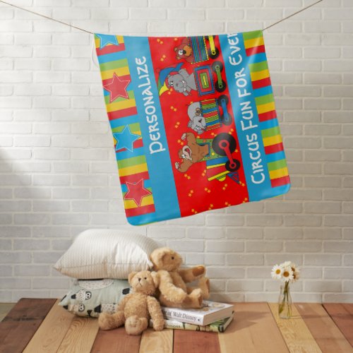 Circus Fun for Everyone Baby Blanket