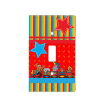Circus Fun for Everyone Nursery Theme for Baby Light Switch Cover