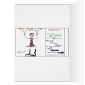 Circus Girl 5 Cards (Inside (Left))