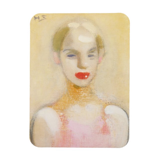 Circus girl, Helene Schjerfbeck  Magnet (Vertical)
