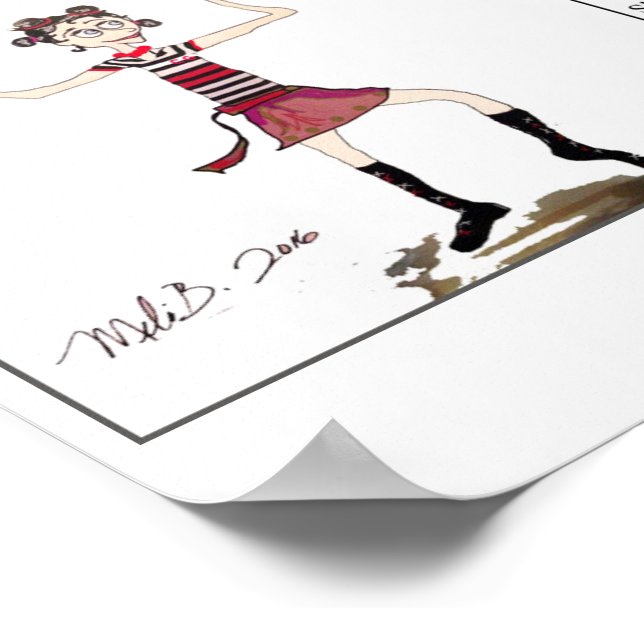 Circus Girl ~ original Poster (Corner)