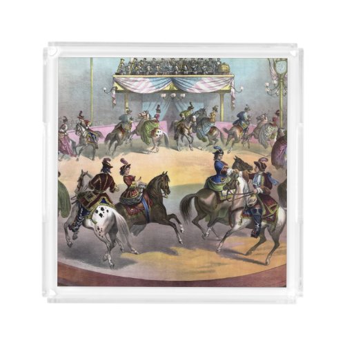 Circus Grand Finale Circa 1872 Acrylic Tray