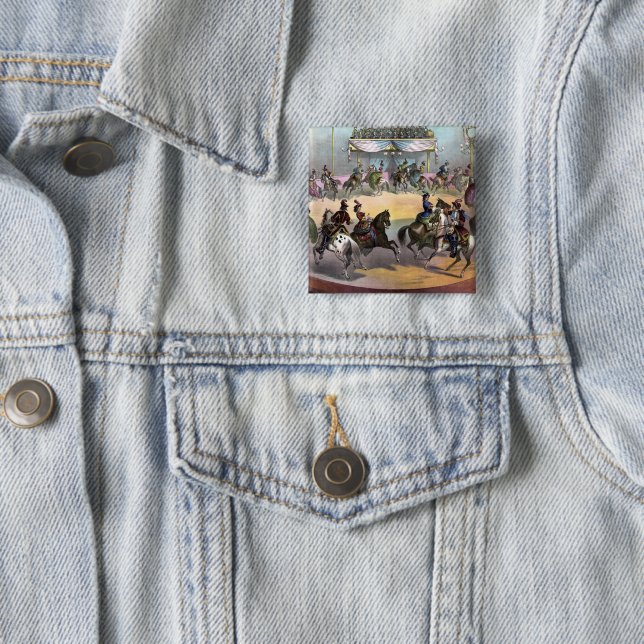 Circus Grand Finale, Circa 1872. Button (In Situ)