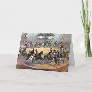 Circus Grand Finale, Circa 1872. Card