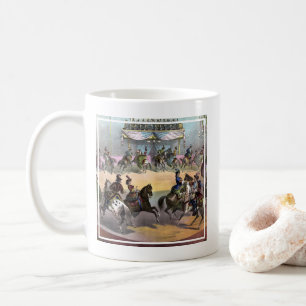 Circus Grand Finale, Circa 1872. Coffee Mug