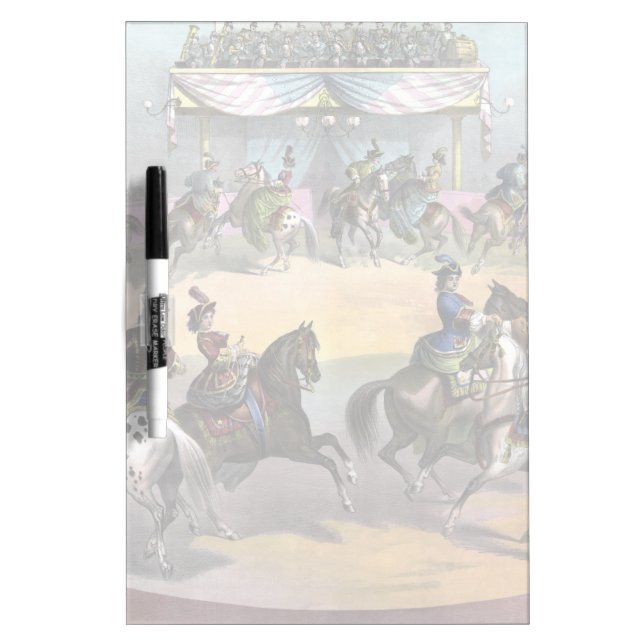 Circus Grand Finale, Circa 1872. Dry Erase Board (Front)